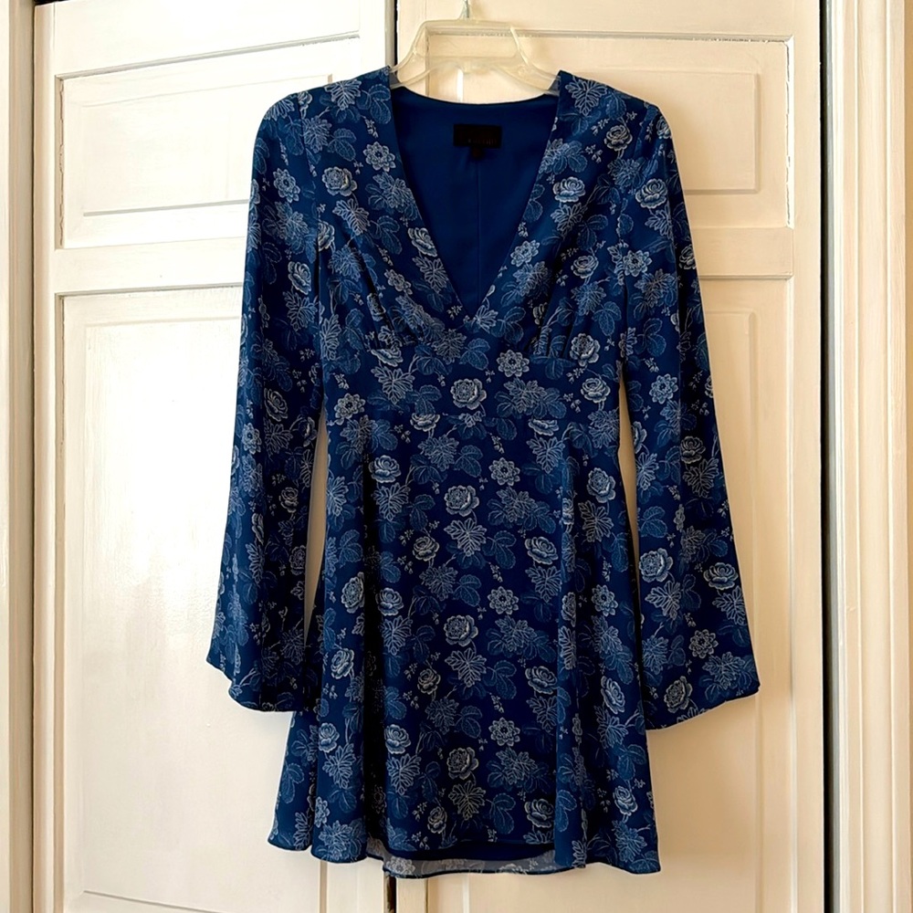 Intermix blue floral dress